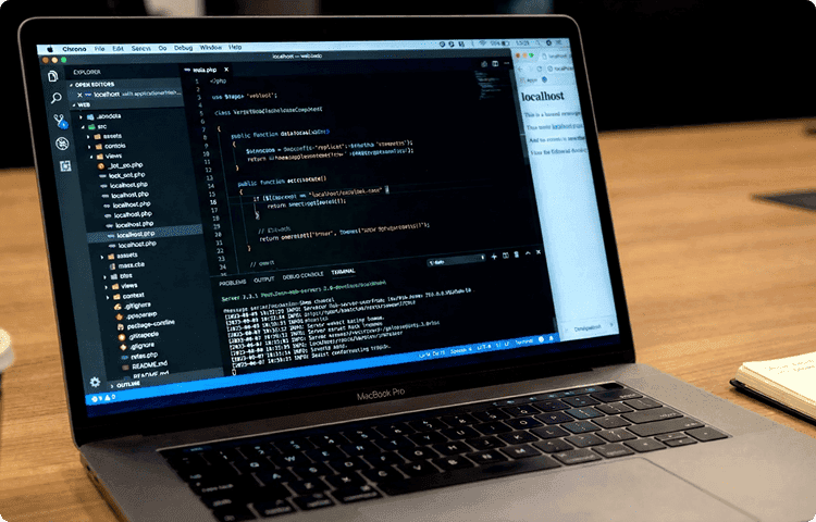 PHP Development Illustration