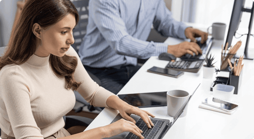 Working Woman Coding