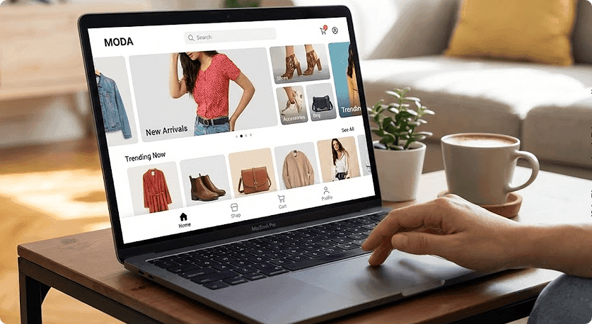 Website design illustration