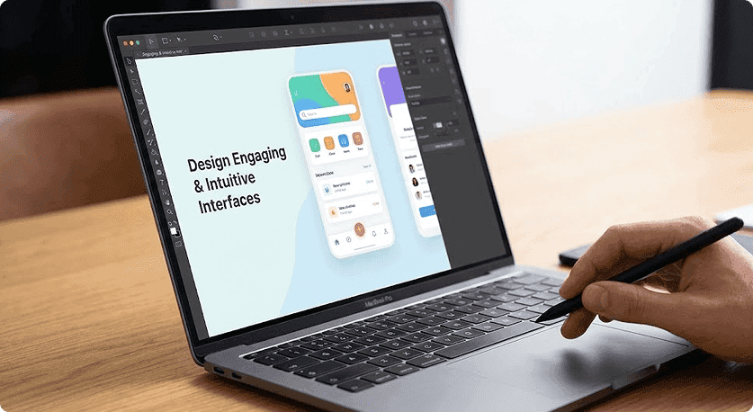 Website design illustration