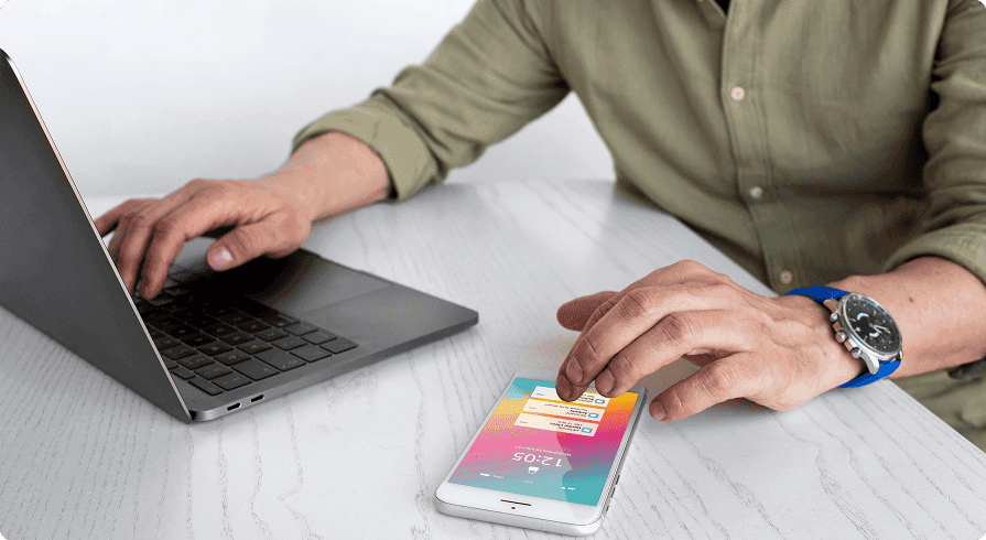 Website design illustration