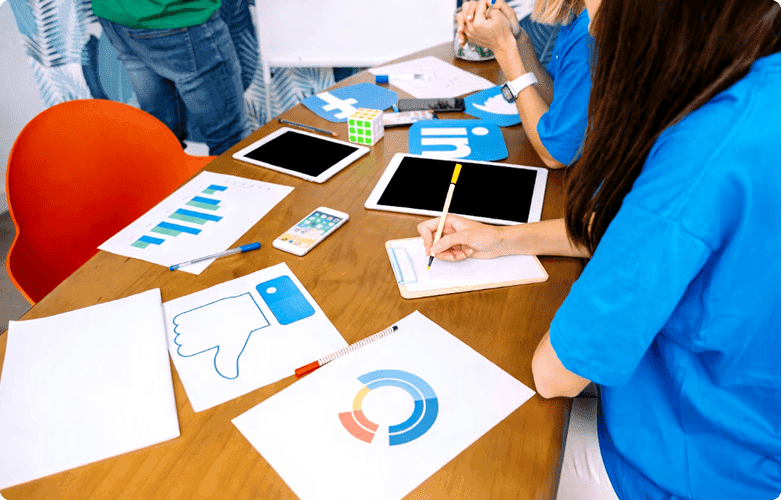 Website design illustration