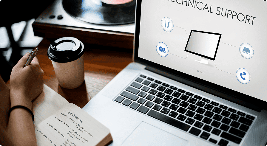 Website design illustration